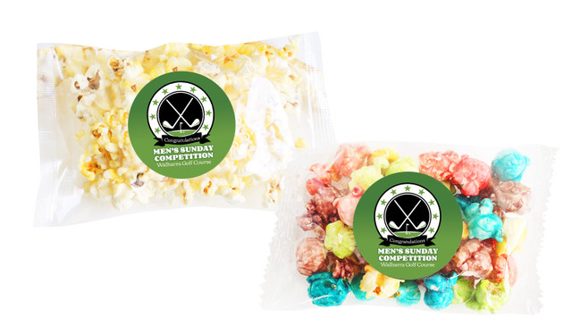 Golf Emblem Personalised Popcorn Bag