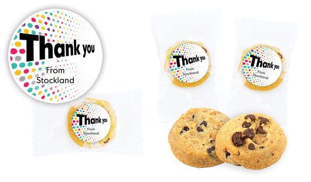 Dynamic Dots Personalised Bite-Size Cookie 5g