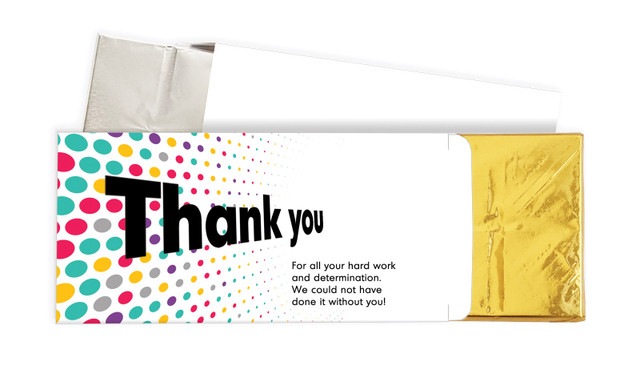 Dynamic Dots Personalised Chocolate Bar In A Box