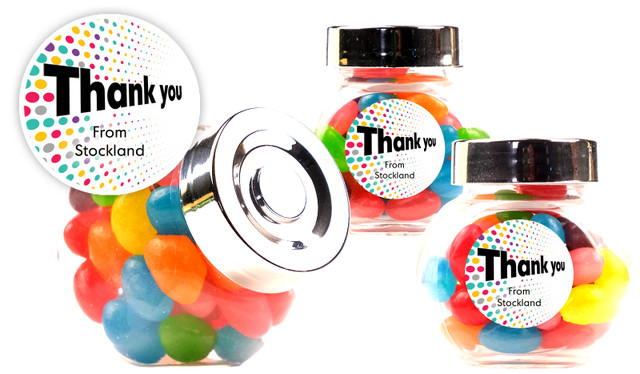Dynamic Dots Personalised Mini Candy Jar