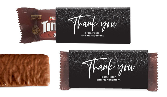 Black Glitter Individual TimTam