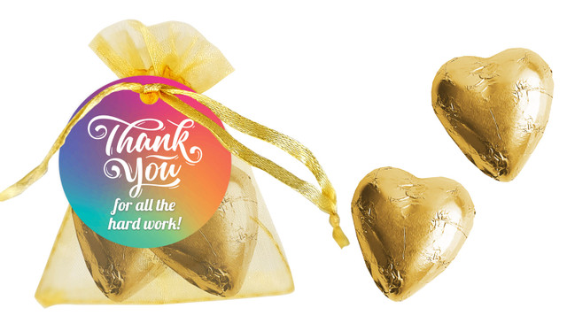 Colourful Personalised Organza Bag