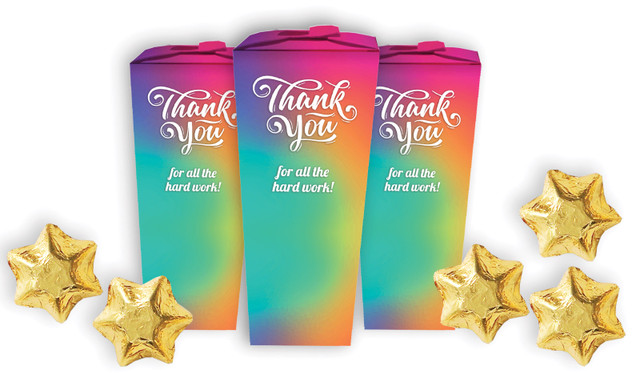 Colourful Personalised Chocaboxes