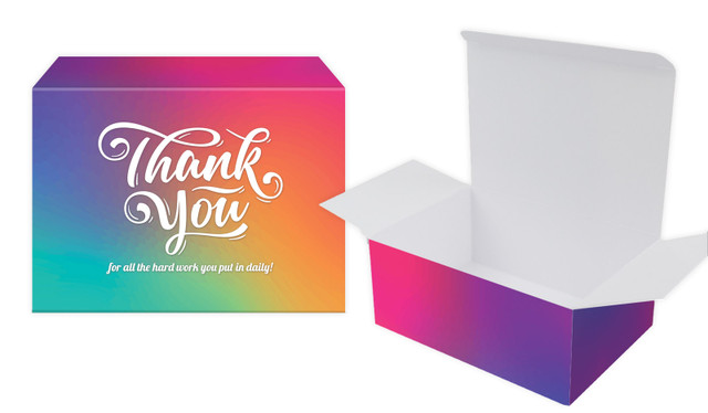 Colourful Personalised Tuck Gift Box
