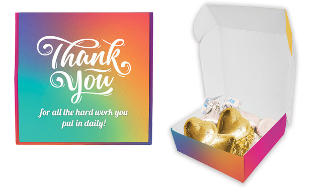 Colourful Personalised Hugs And Kisses Box