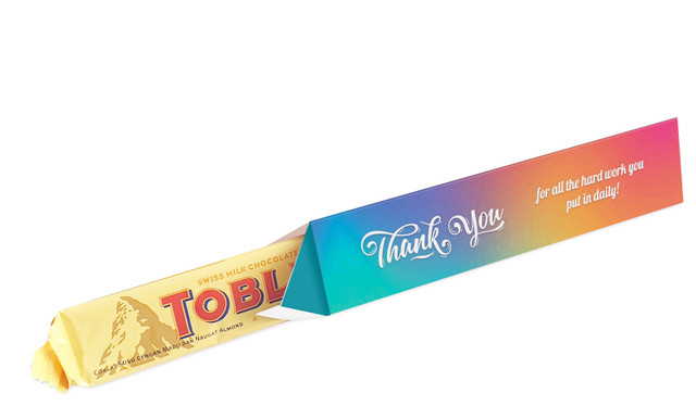 Colourful Toblerone Bar In A Box