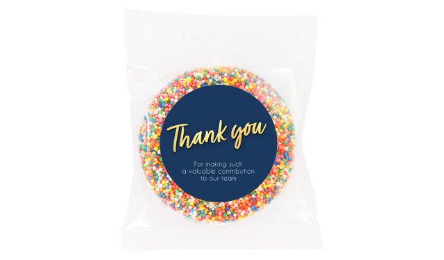 Golden Thank You Chocolate Freckle
