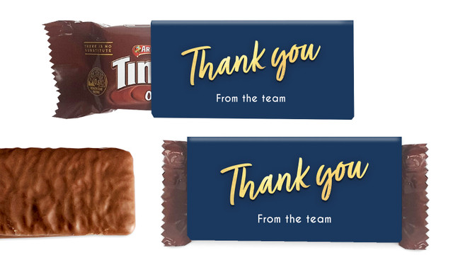 Golden Thank You Individual TimTam TM (Box Of 150)