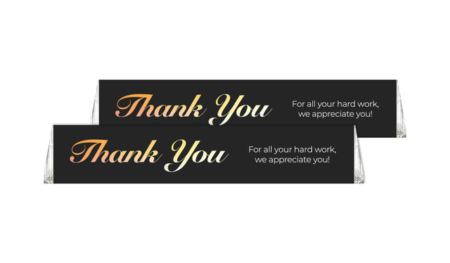 Gradient Personalised Toblerone Thank You Chocolates 50g