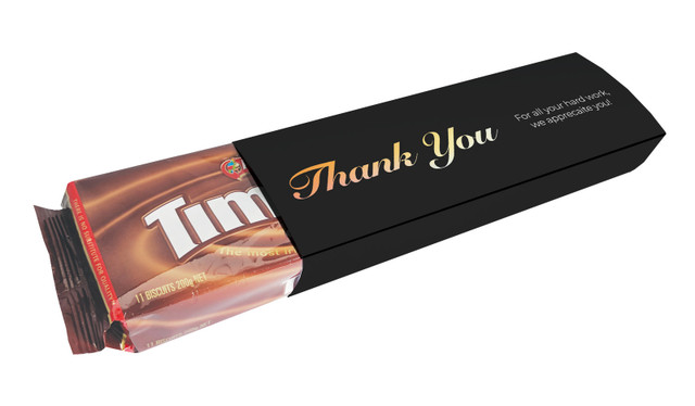 Gradient Thank You Custom Packet Of TimTams TM