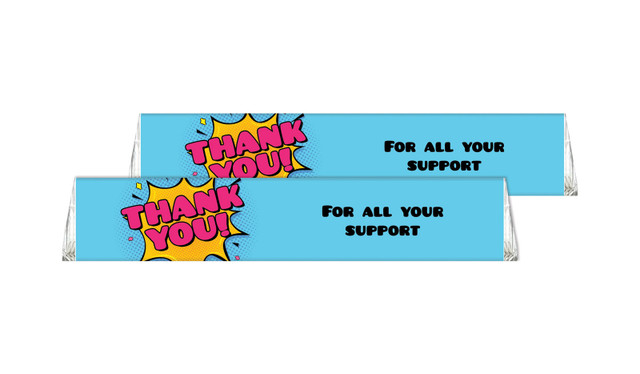 Starburst Personalised Toblerone Thank You Chocolates 50g