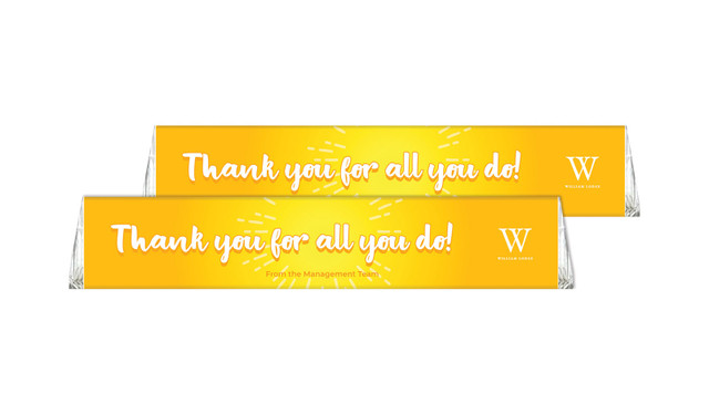 Sunny Personalised Toblerone Thank You Chocolates 50g