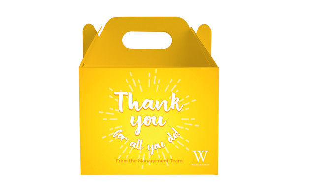 Sunny Personalised Gable Favour Box