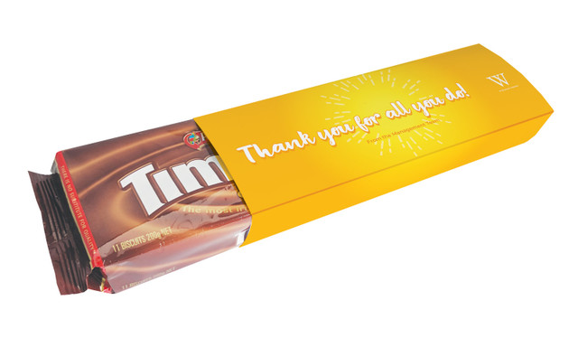 Sunny Thank You Custom Packet Of TimTams TM