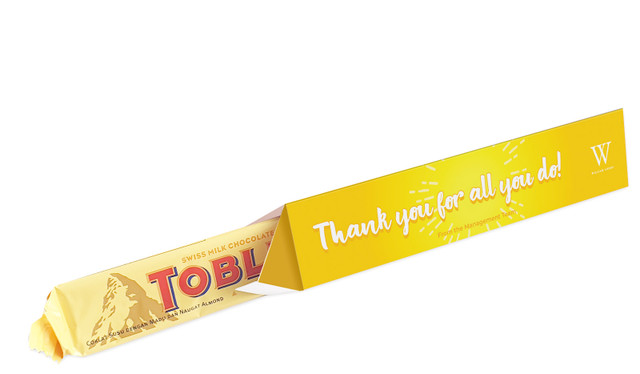 Sunny Thank You Toblerone Bar In A Box