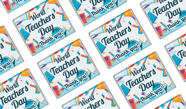 Books Personalised Teachers Day Mini Chocolate