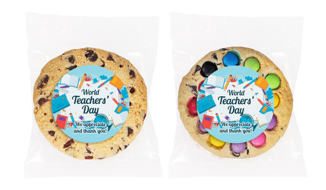 Books Teachers Day Personalised Cookies