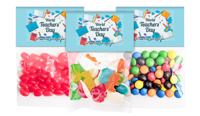 Books Personalised Lolly Bag With Topper