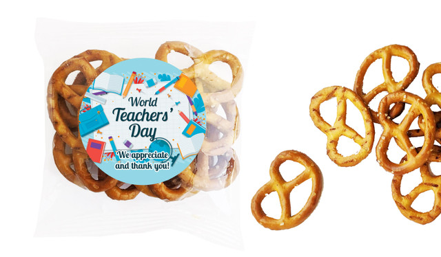 Books Personalised Bag Of Pretzels