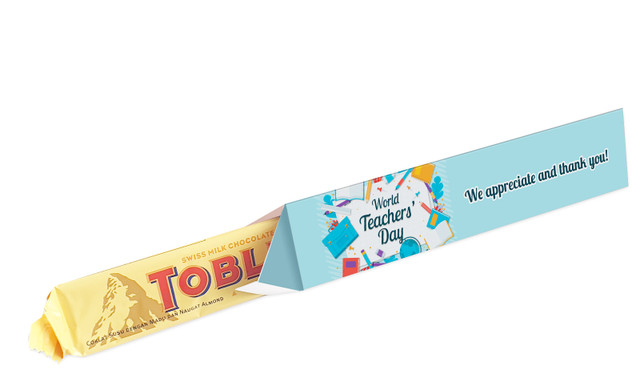 Books Teachers Day Toblerone Bar In A Box