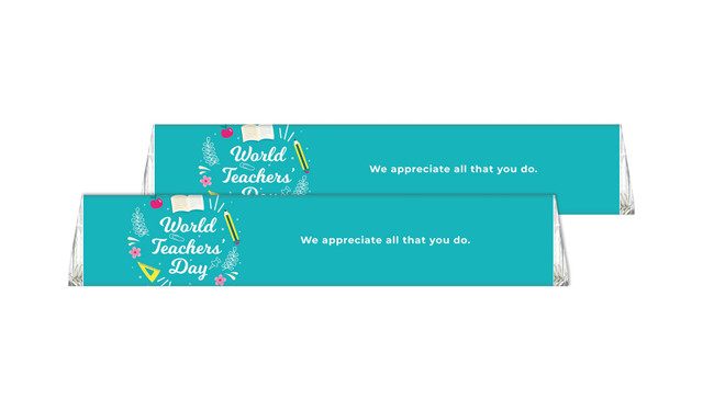 Fun Teachers Day Personalised Toblerone Chocolates 50g