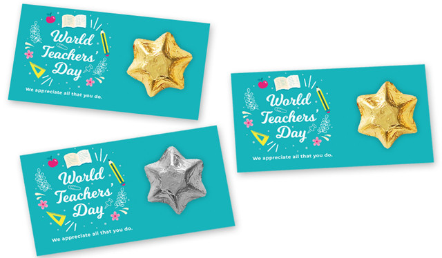 Fun Personalised Teachers Day Star Card