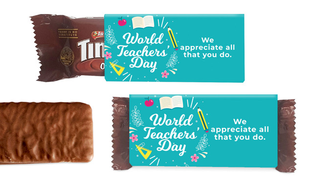 Fun Teachers Day Individual TimTam TM (Box Of 150)
