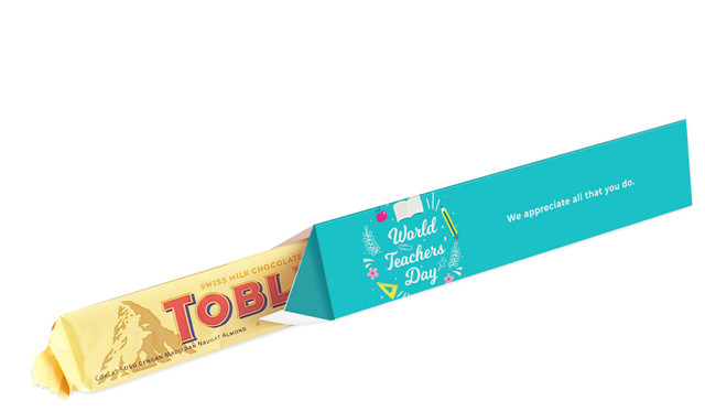 Fun Teachers Day Toblerone Bar In A Box