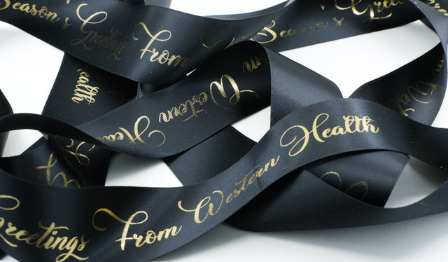Christmas Wish Personalised Ribbon (1 Metre x 38mm)