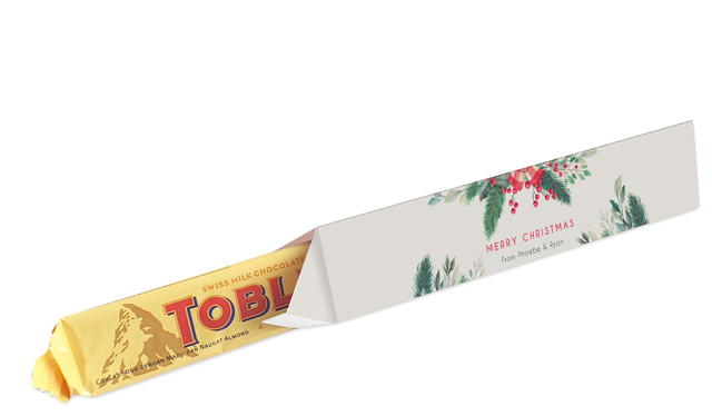 Country Style Christmas Toblerone Bar In A Box