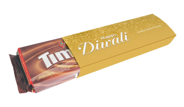 Gold Dust Diwali Custom Packet Of TimTams TM