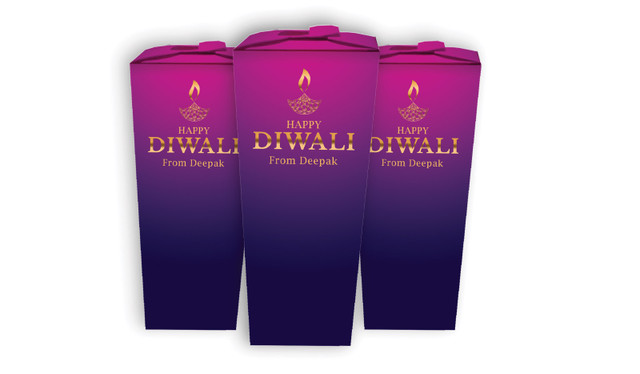 Purple Diwali Personalised Chocaboxes