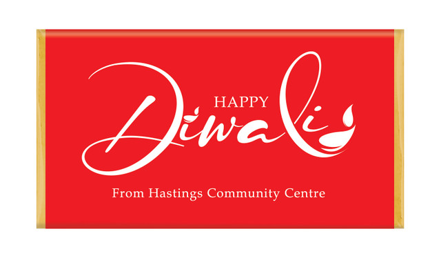 Red Diwali Personalised Chocolate Bars