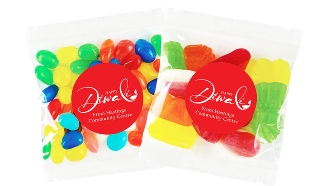 Red Diwali Personalised Lolly Bag