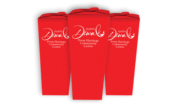 Red Diwali Personalised Chocaboxes