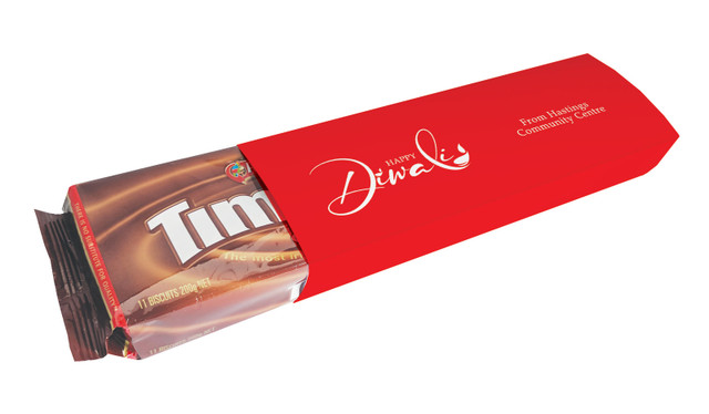 Red Diwali Custom Packet Of TimTams TM