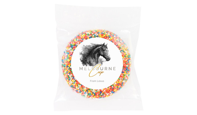 Dark Horse Melbourne Cup Horse Racing Giant Chocolate Freckle
