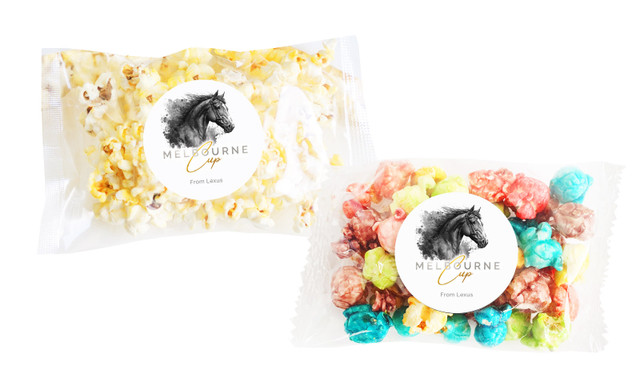 Dark Horse Melbourne Cup Horse Racing Popcorn Bags