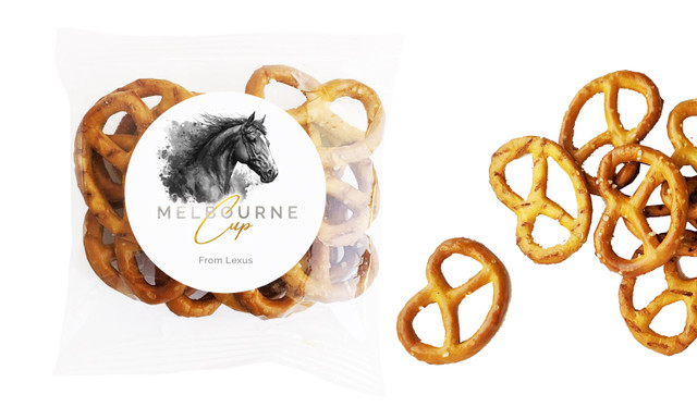 Dark Horse Melbourne Cup Horse Racing Bag Of Pretzels