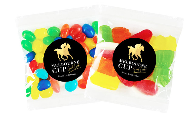 Gold Trip Melbourne Cup Horse Racing Lolly Bag (Choice Of Fillings)