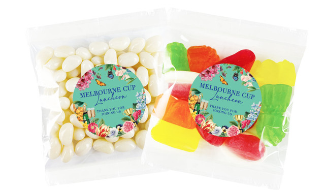 Spring Carnival Melbourne Cup Horse Racing Lolly Bag (Choice Of Fillings)