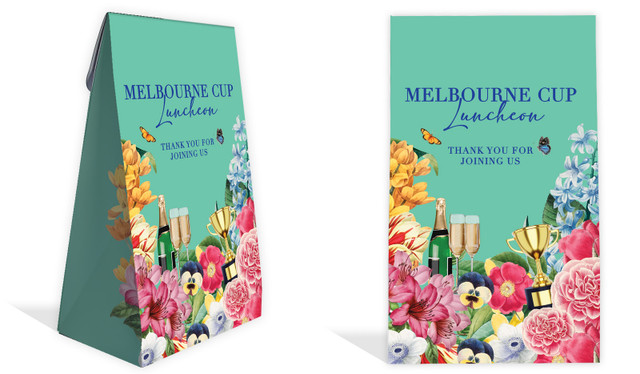 Spring Carnival Melbourne Cup Horse Racing Gusset Favour Bag