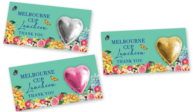 Spring Carnival Melbourne Cup Horse Racing Heart Card