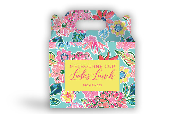 Spring Flowers Melbourne Cup Horse Racing Gable Favour Box