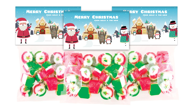 At The North Pole Festive Rock Candy Bags