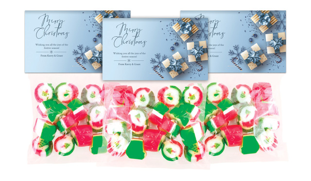 Baby Blue Festive Rock Candy Bags