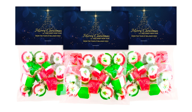 Blue Night Festive Rock Candy Bags