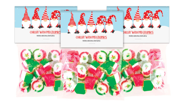Gnomies Festive Rock Candy Bags