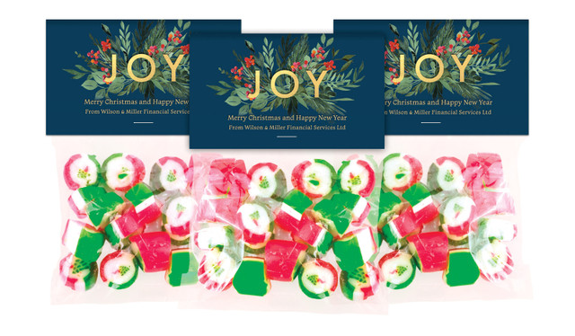 Joy Festive Rock Candy Bags