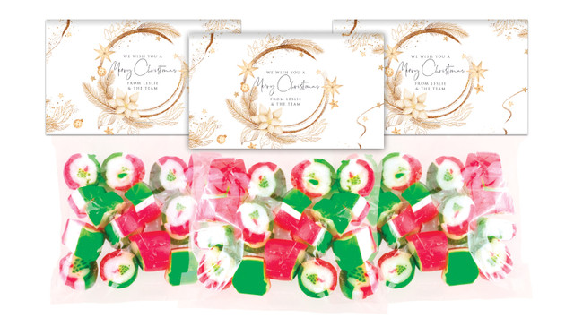 Natural Gold Festive Rock Candy Bags